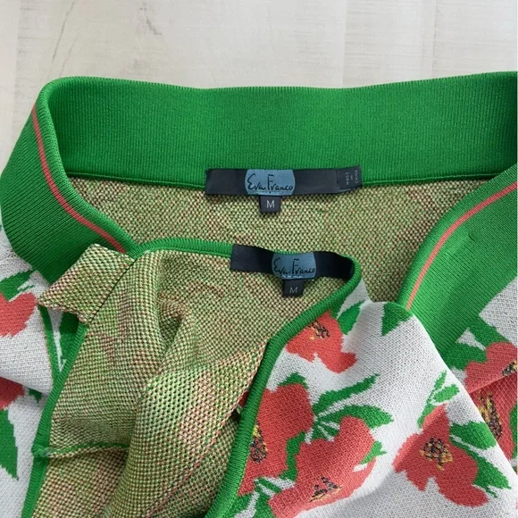 EVA FRANCO x Anthropologie floral 2 piece set skirt tank vacation travel M - Picture 2 of 11